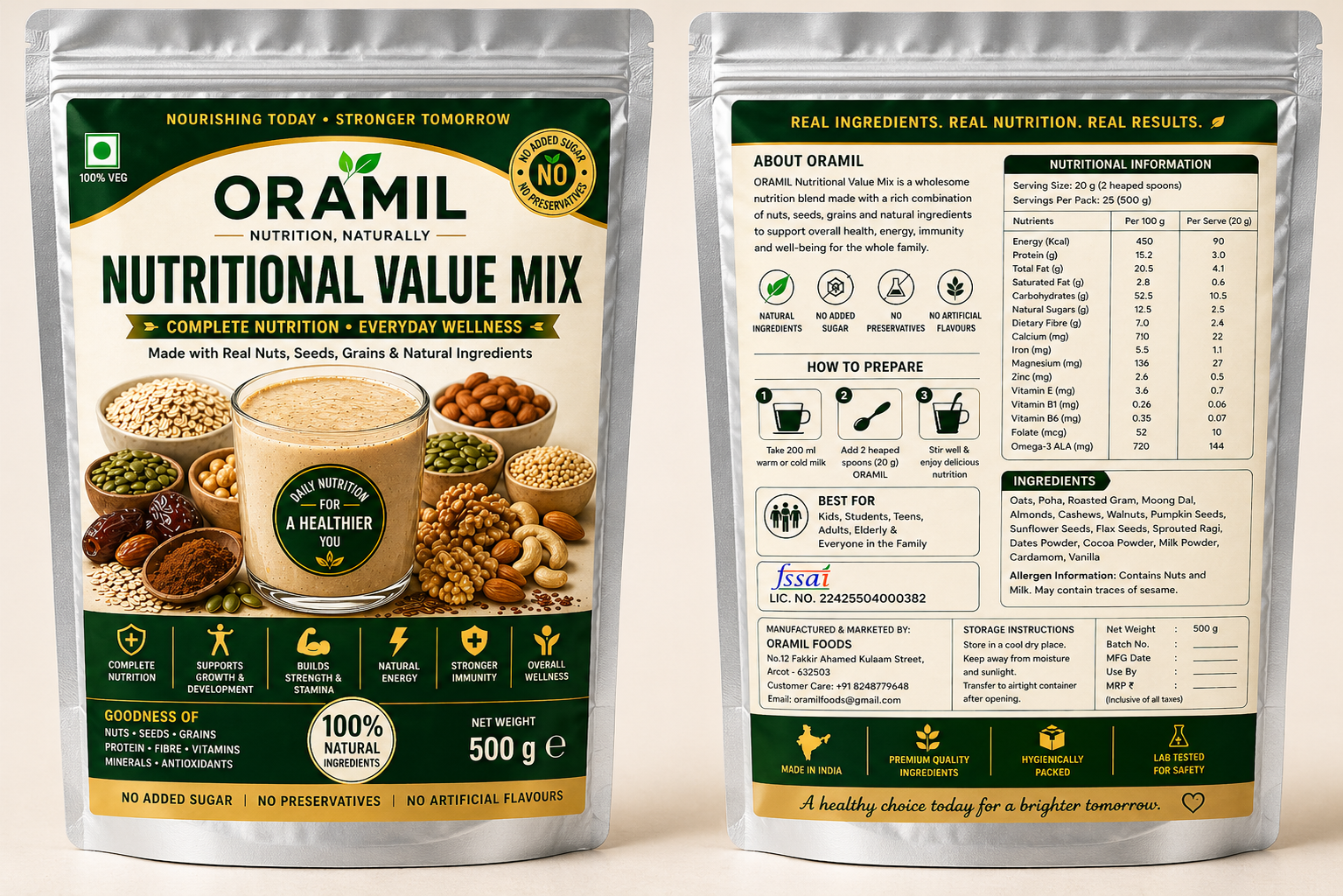 Nutritional Value Mix